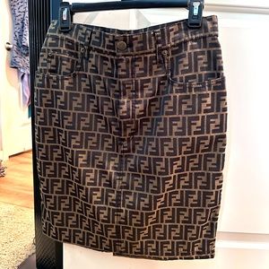 Vintage FENDI mini skirt Size S